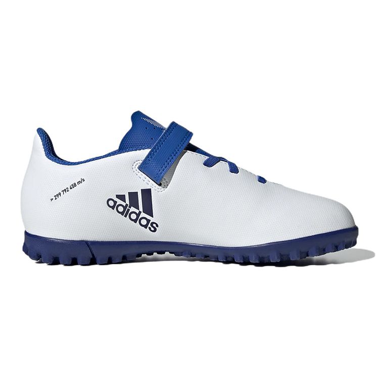 adidas X Speedflow.4 Tf/Ag Удобные Повседневные Прочные Низкие Детские Футбольные Бутсы Детские Футбольные Бутсы Белый Синий GW7523