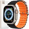 Tech-Protect Iconband Pro Apple Watch 4 / 5 / 6 / 7 / 8 / 9 / Se / Ultra 1 / 2 (42 / 44 / 45 / 49 Mm) Black/Orange