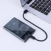 2.5 Inch HDD Case SATA To USB3.1 8TB External Hard Drive Case 10 Gbps 8TB SSD Box USB3.0 To Type-C Transparent Hard Disk Box