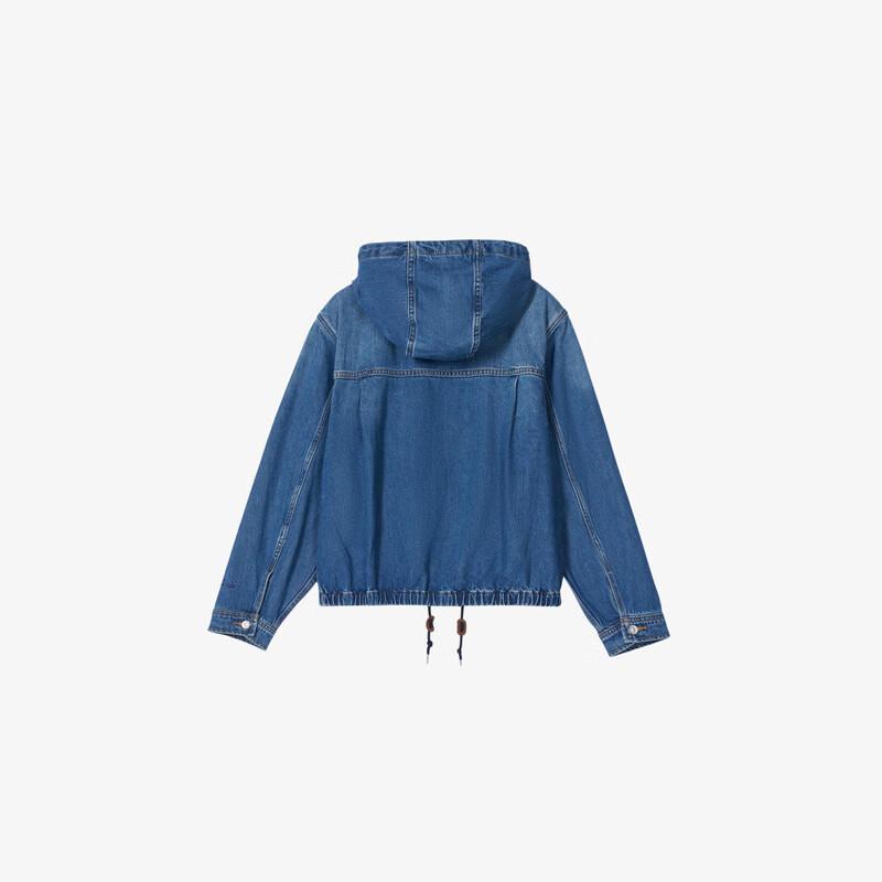 Levi's Женская ретро джинсовая куртка с капюшоном