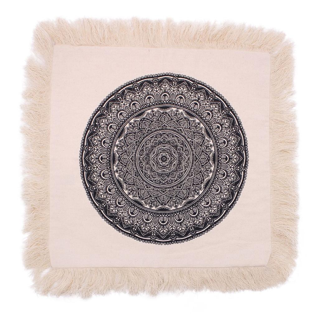 Cushion Black Mandala 60x60 cm