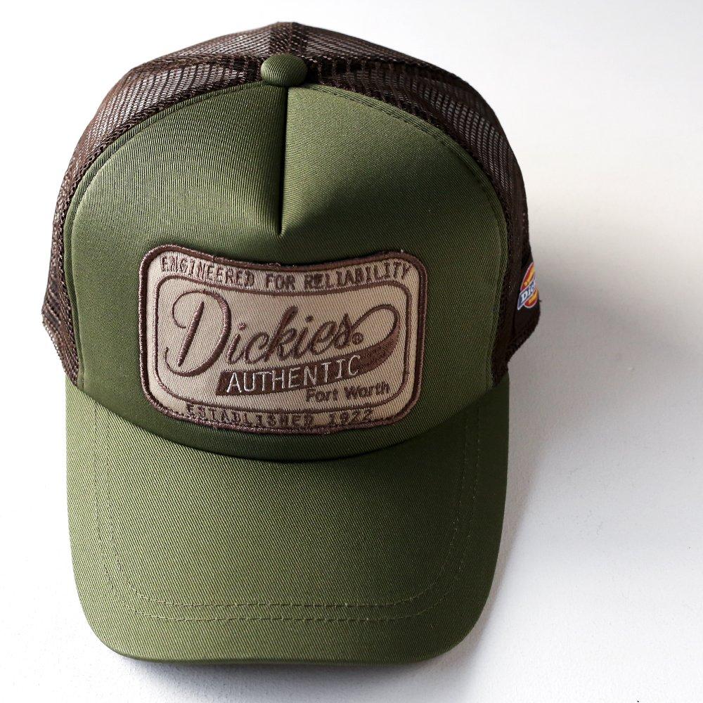 Dickies Сетчатая кепка Шляпа Оригинальный логотип Унисекс Черная сетчатая кепка Американский Повседневный Уличный стиль ENGINEERED Оливковый F - Мужская - Женская - - -