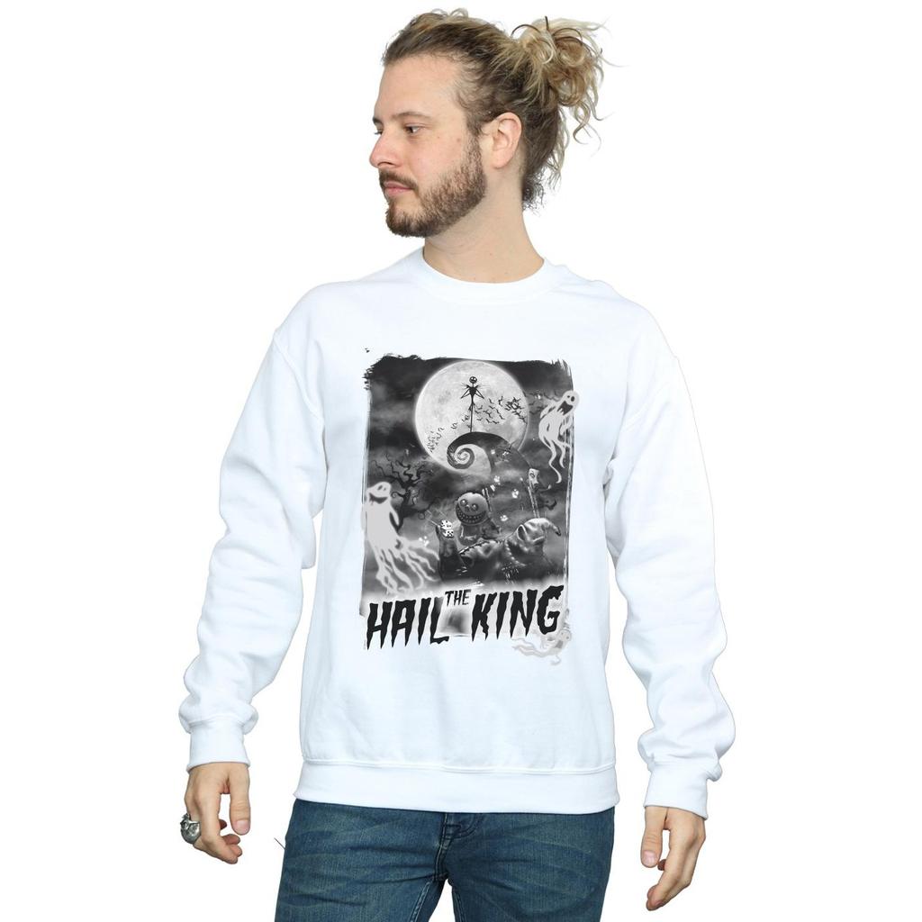 Disney Mens Nightmare Before Christmas Hail The King Sweatshirt