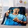 Haaland Portable Blanket/Soft Blanket Bedding Blanket Suitable for Travel Camping Living Rooms Offices Sofas Fan Gifts