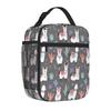 Cute Alpaca Llama Portable Thermal Lunch Bag Insulated Lunch Box Reusable Cooler Totes for Women Boys Girls Work Picnic Camping