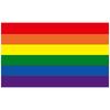 Rainbow Flag 150X90CM Banner 100D Polyester Grommets Lgbt Gay Rainbow Progress Pride Flag Decoration Peace
