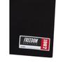 FREEDOM Oversized Back Print T-Shirt (Black/Red)