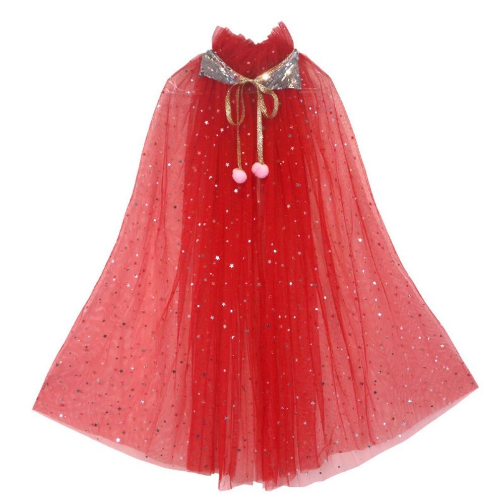 Mesh Outerwear Cape Role-Playing Performance Dress up Clothes Mesh Shawl Halloween