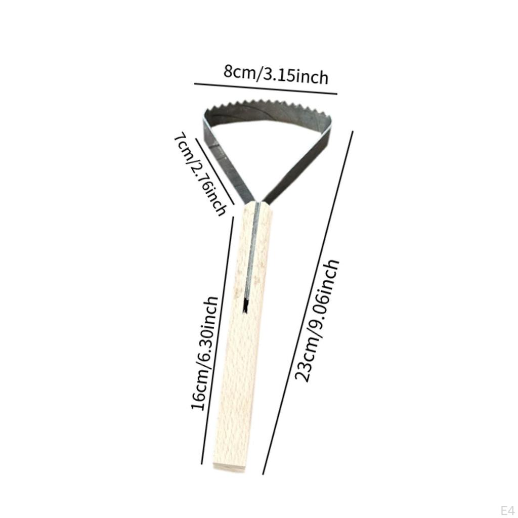 Ручной инструмент для скребка травы, прополки, удобная деревянная ручка, многофункциональный для сада