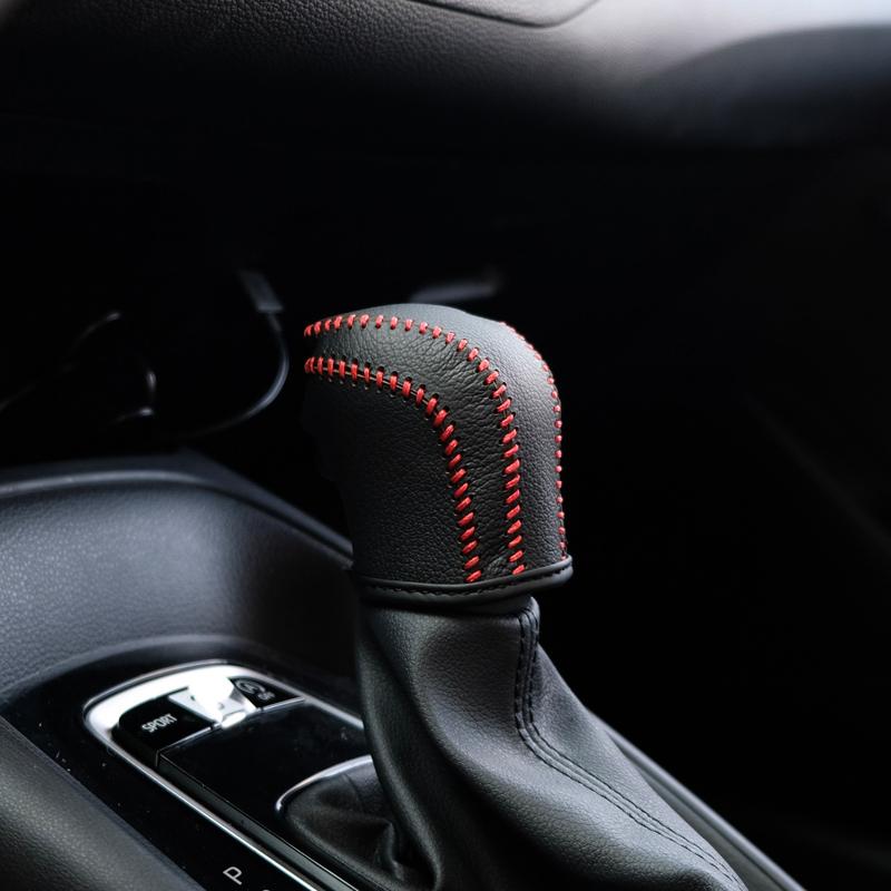 For Toyota Corolla E210 Camry XV70 2019 2020 2021 2022 2023 2024 2025 Hybrid Leather Car Gear Shift Knob Gear Cover Accessories