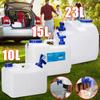 10/15/23L Portable Outdoor Camping Car Water Carrier Bucket Canister Storage Container Hiking Travel with Handle Water Tap