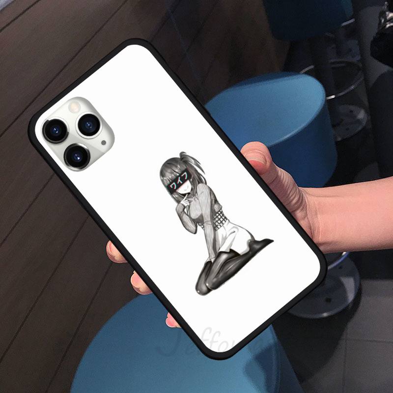 Hentai Harajuku Anime Girl Phone Case Cover Coque Fundas Capa for iPhone 11 12 Pro XS MAX 8 7 6 6S Plus X 5S SE 2020 XR