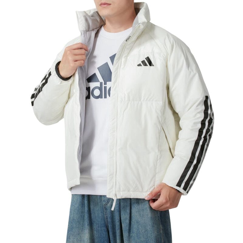 adidas 24 Зимняя пуховая куртка мужская белая JG5925