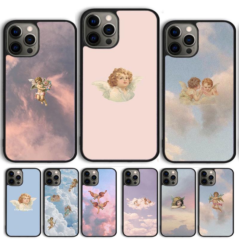 Эстетика Ангелов Эстетика Чехол-Ракушка Для iPhone 17 Air 15 16 14 13 12 Pro Max 11 Pro Max Plus Чехол-Защитная Крышка Для Телефона