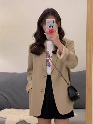 Женский бежевый тренч: Весна 2025 Дизайн в корейском и британском стиле