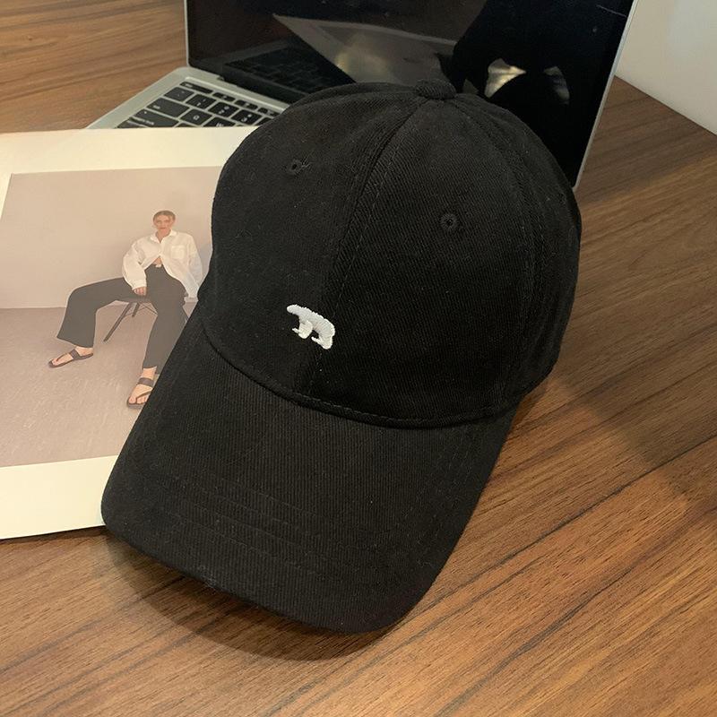 Новая японская универсальная вышитая бейсболка для женщин с большим обхватом головы, широкая шляпа, бейсболка с мягким верхом, визуально уменьшающая глубину верха