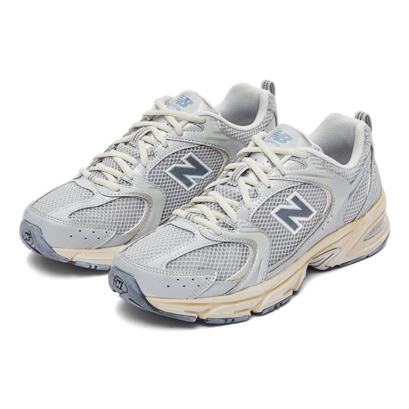 New Balance 530 Кроссовки цвета металлик серебристый винтаж MR530VS