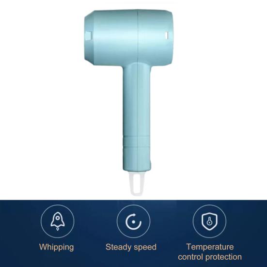 Cordless Electric Egg Beater Handheld Mixer 3-Speed Control USB Rechargeable Blender for Baking Pancake Portable Whisk Beaters