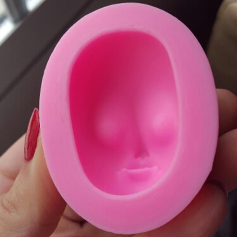 DIY силиконовая форма девушка лицо инструмент для выпечки торт помадка украшения плесень Sugarcraft