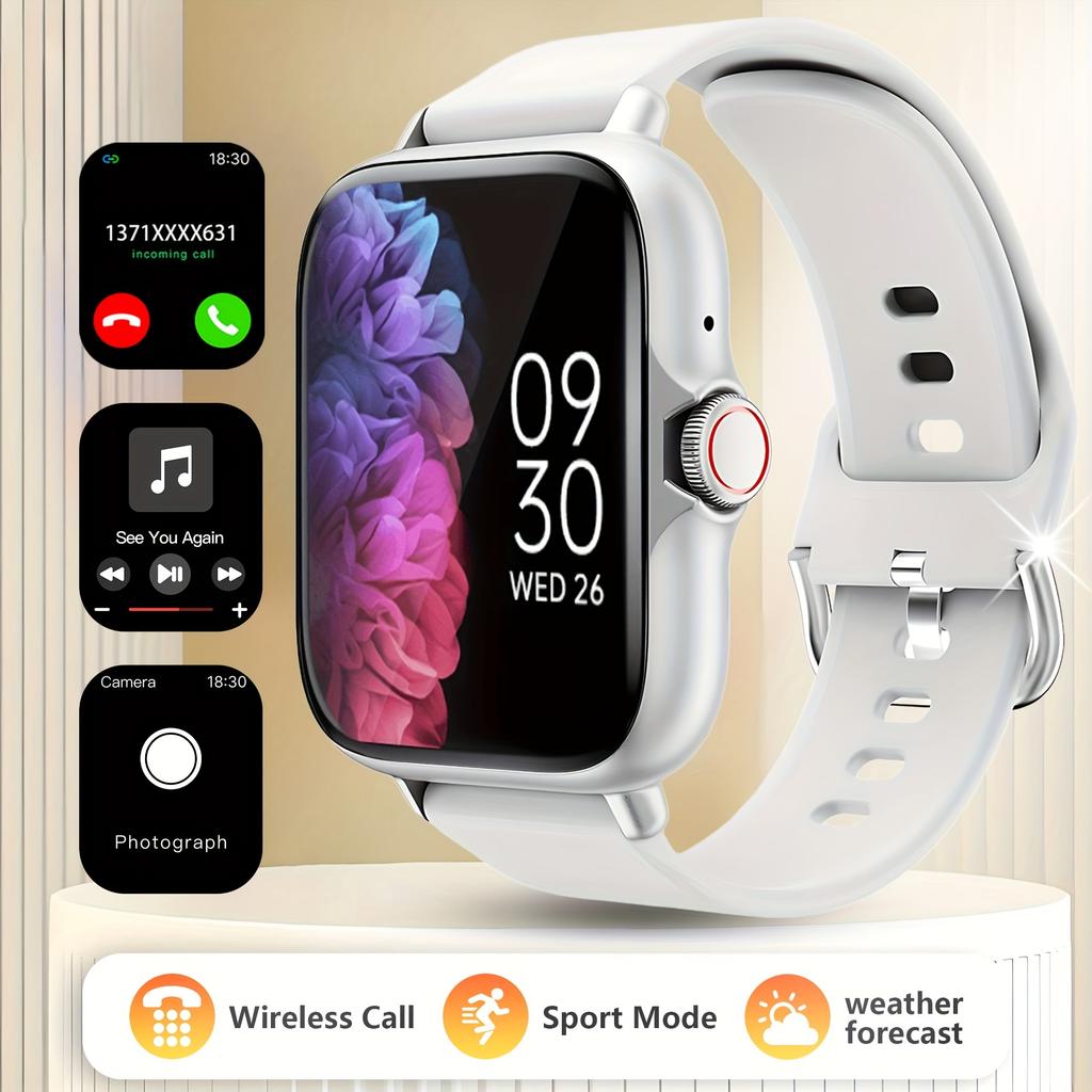 Full Touch HD Sports Watch, Unisex, Multiple Sport Modes,Multifunctional Watch Compatible