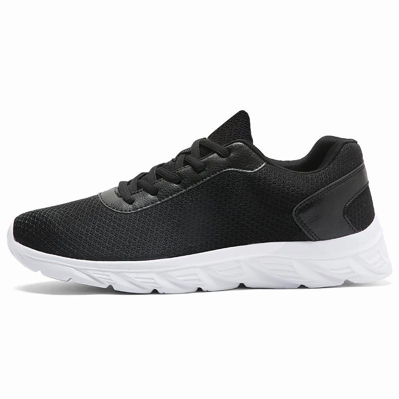 Black Sports Shoes For Men Original Men Running Walking Mesh Shoes Breathable Athletic Lightweight Men Tennis Footwear