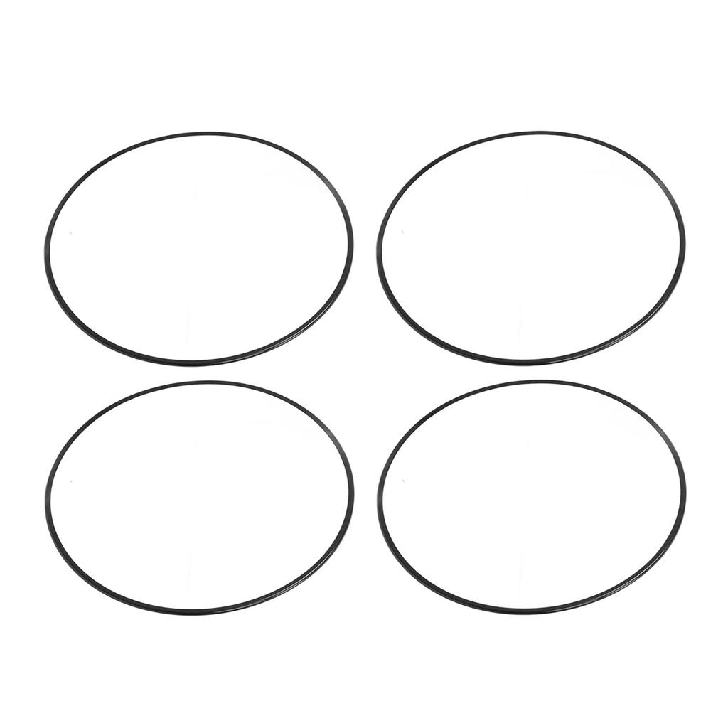 4 Pcs 20 Inch Wheel Rim Protector Scratch Proof Self Adhesive Fashionable Black Wheel Rim Decorative Ring