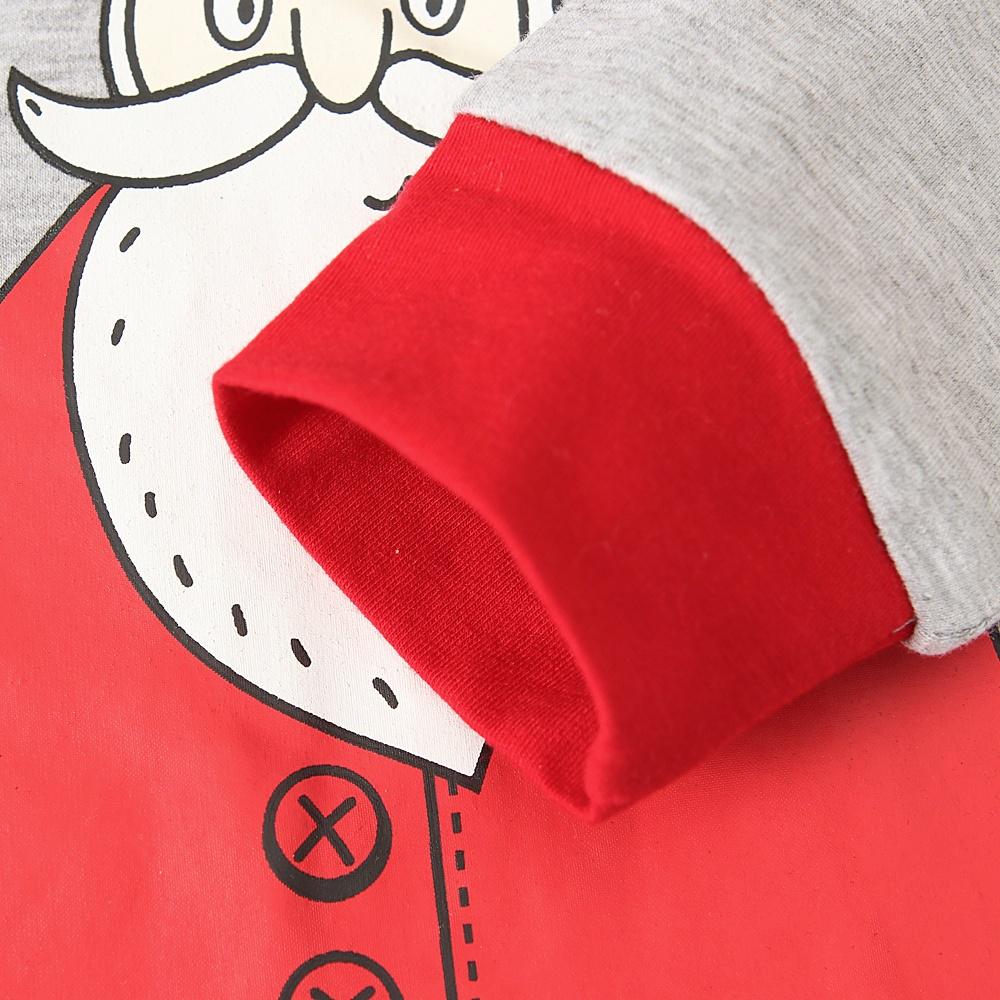 Baby Kids Boys Girls 2PCS Pajamas Suit Santa Claus Shirt and Pants Christmas Clothes for 1-6 Years