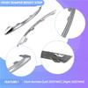 1 Pair For Volvo XC60 MK2  Car Front Bumper Bright Strip Chrome Plated 32227905 32227906