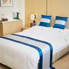 1pcs Hotel Homestay Bed Flag Bedding Light Luxury Solid Color Bed Tail Towel Soft and Comfortable Multifunctional Dust-proof Cloth Bed Runners