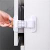 10pcs Child Proof Refrigerator Door Lock Automatic Non-punch Universal Cabinet Drawers Door Safety Buckle