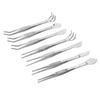 Handheld Stainless Steel Root Rake Mini Gardening Rake Garden Utensils Bonsai Tweezers  Loosen Soil