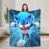 Hedgehog Shadow Knitted Blankets Flannel  Super Warm Throw Blankets for Outdoor Travel Bedspread