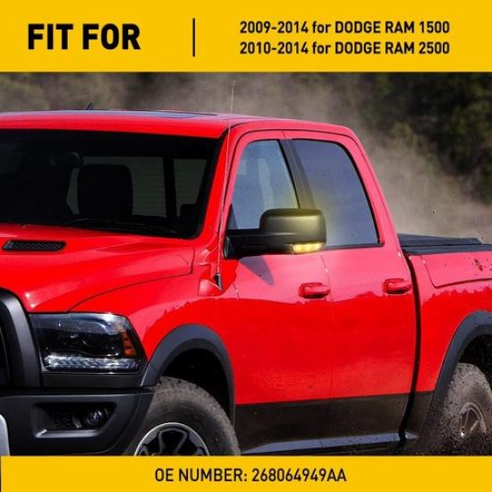 For 2009-2014 For Dodge Ram 1500 2500 Left Mirror Turn Signal Puddle Light Lamp