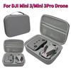 Кейс для дрона DJI Mini 3/Mini 3Pro, сумка для хранения с жестким корпусом, дорожная сумка для переноски, брызгозащитный маленький чехол для хранения