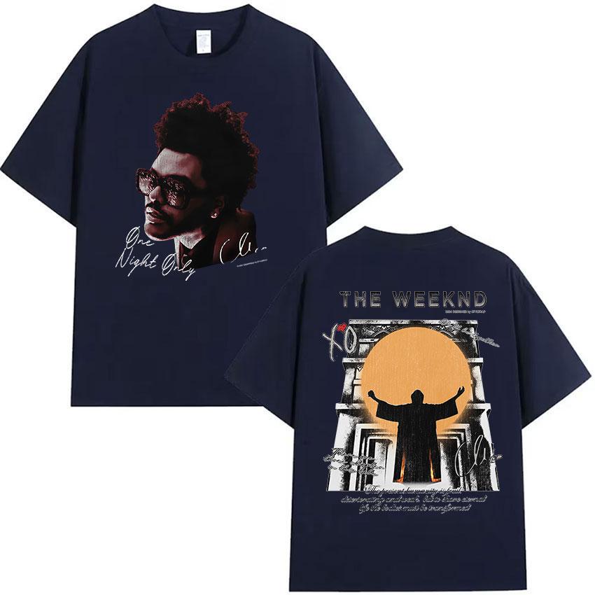 The Weeknd XO Album Merch T Shirt Rap Retro Style Hip Hop Short Sleeve TShirts Men Women Casual Cotton TShirt Streetwear