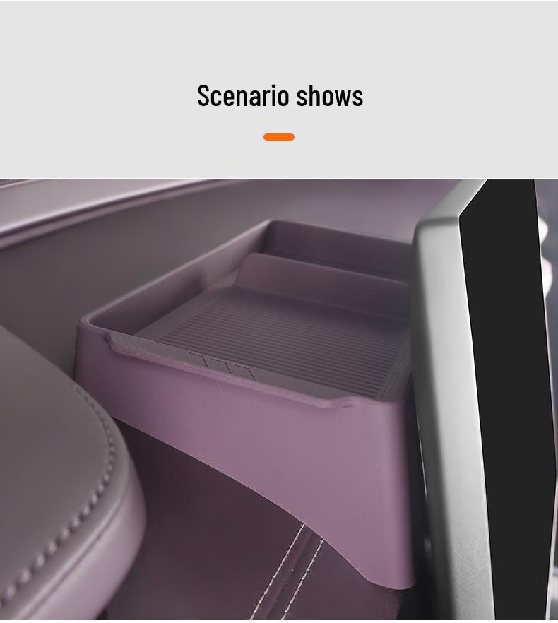 Органайзер для задней консоли для Xiaomi SU7 - Декоративный ящик для хранения и держатель для аксессуаров