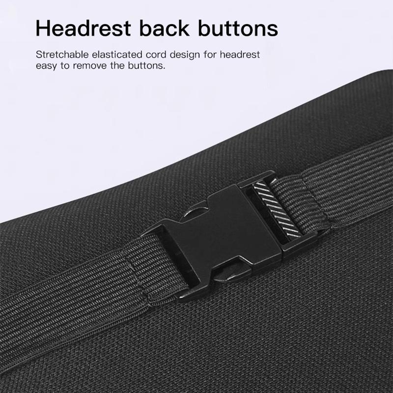 Car Neck Pillow Protective Lumbar Support Leather Headrest For Jeep Grand Cherokee Wrangler Gladiator Compass Renegade Wagoneer AKV1