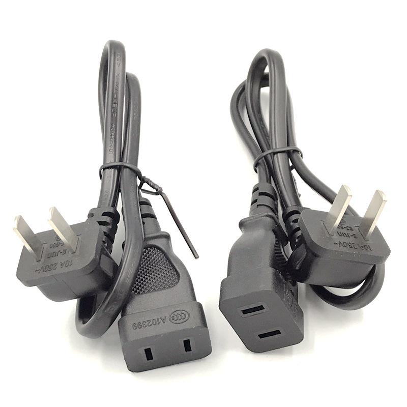 CCC 3-Pin Extension Cord, 1.5-2.5mm², 10A-16A, Male-Female, Chinese Standard.