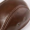 High Quality Cow Leather Hat Men's Fashion Warm Thickened Beret with Hidden Ear Protection