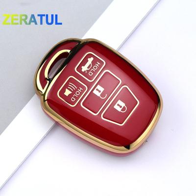 Мягкий ТПУ Чехол Держатель Брелок Защита Для Camry Corolla RAV4 Vios Prius C Highlander 2012 - 2020 Чехол для Автомобильного Ключа Бесключевой