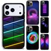 Неоновый чехол для телефона iPhone 17 16 15 Pro Max Air 14 13 12 11 Plus Ударопрочный Capa Cover