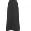 Shop   Women Back Banding Span Long Skirt Black Th U Wsk 20055