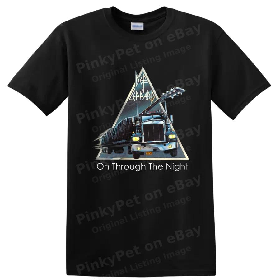 Def Leppard Rock Metal Music T Shirt Vintage Tour Truck Band Tee