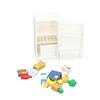 1 : 18 Dollhouse Miniature Refrigerator Cartoon Cute Dollhouse Fridge Model Decorative Miniature