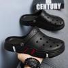 Men's Trendy Cross-Border Garden Clogs with Soft Sole and Ventilation for Beach or Outdoor Wear
