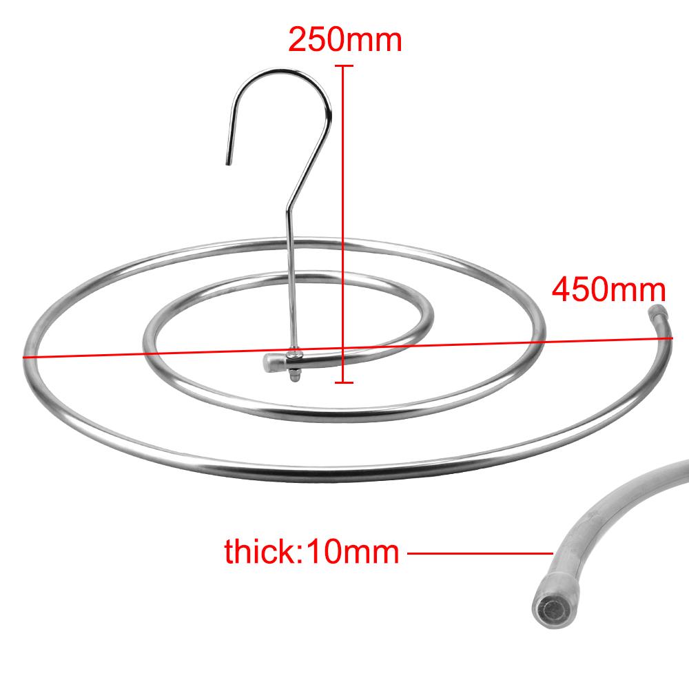 Круглая спиральная вешалка для одеял из нержавеющей стали, вешалка для одеял, экономия места, вращающаяся сушилка, уличная домашняя балконная вешалка