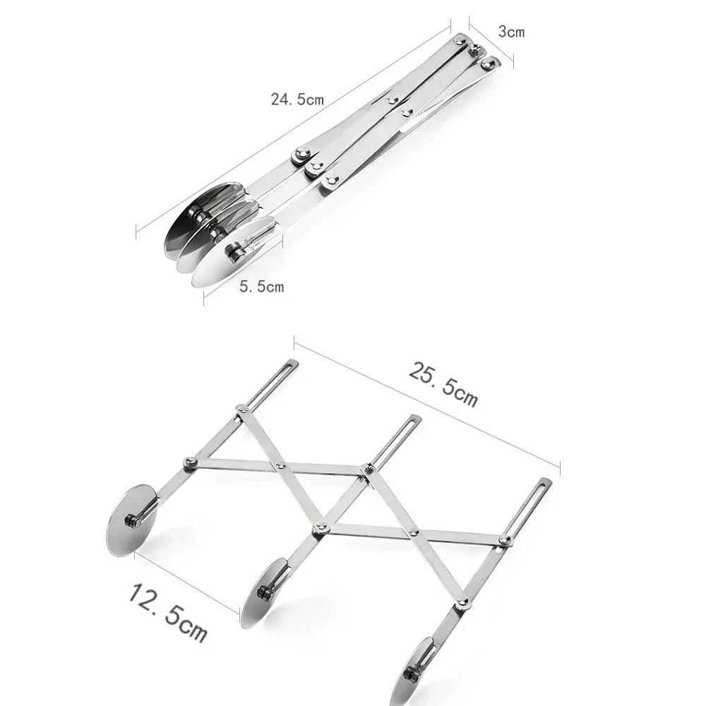3/5/7 колесный резак, разделитель теста, боковой нож для пасты, гибкий роликовый нож, овощечистка для пиццы, кондитерских изделий, инструменты для выпечки из нержавеющей стали
