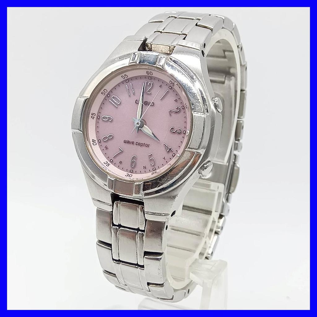 [USED] 295 Solar Radio-Controlled Watch, Working Casio Wave Ceptor, Ladies' Watch