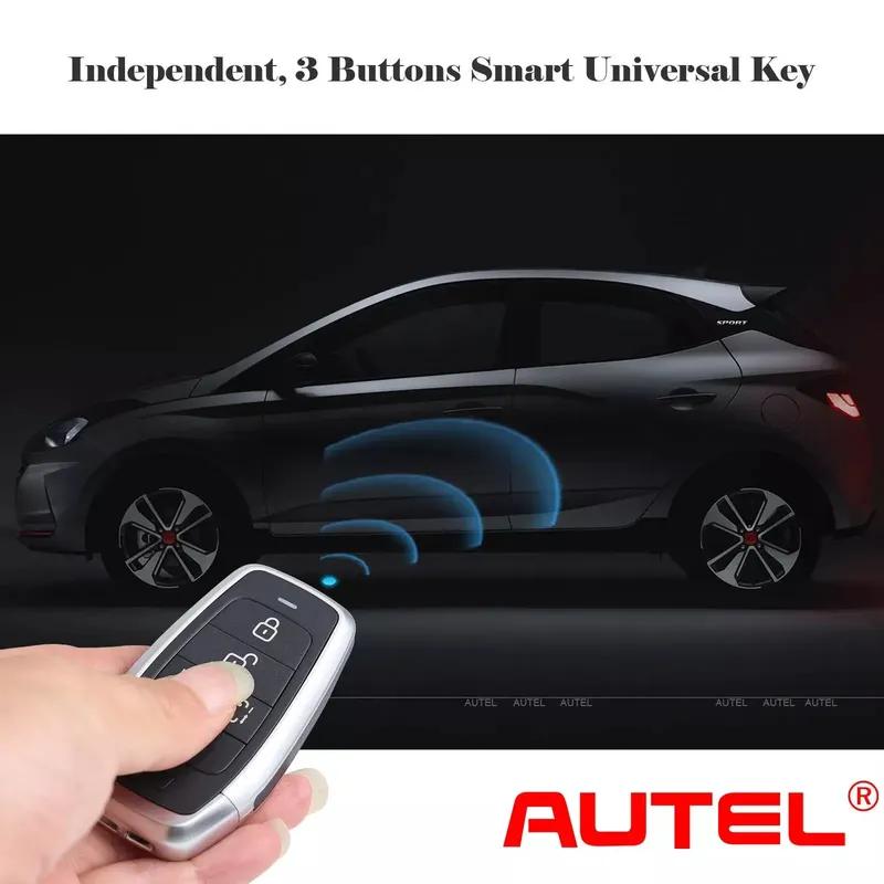 1PCS Autel IKEY IKEYAT003BL AT003BL Universal Smart Remote Key 3 Buttons For Autel Smart Key For KM100 IM508 IM608 KM100E