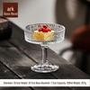 Minimalist Wide Mouth Stemmed Glass for Champagne, Martini, Cocktail, Dessert, and Wine